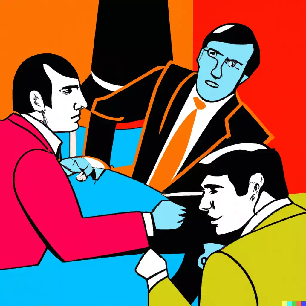 1960s style Business Meeting